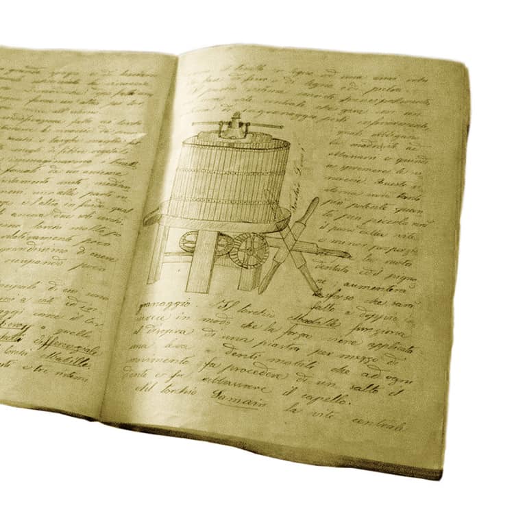 Museo del Vino di Verona, il libro con gli appunti del 1886