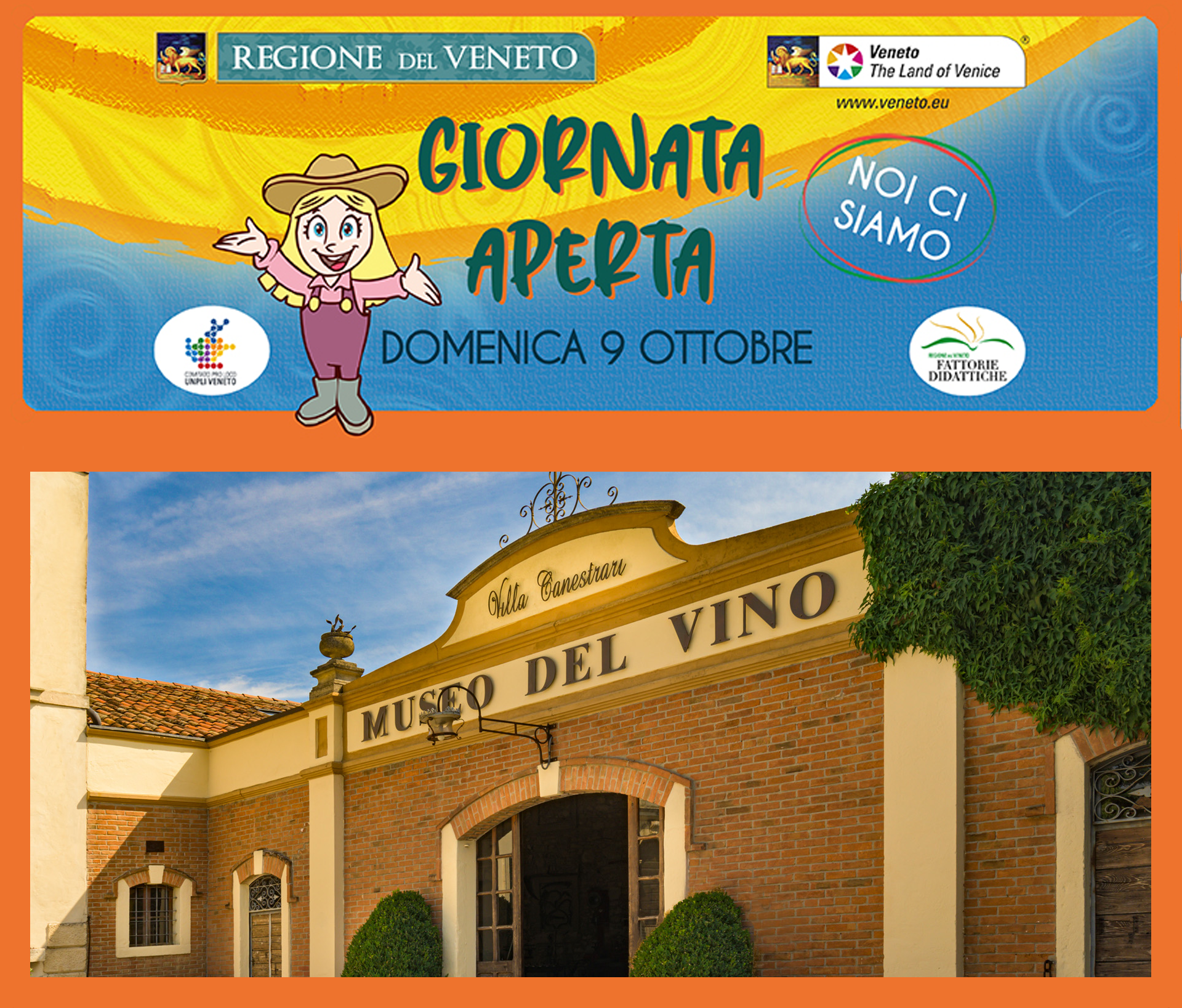 Domenica 9 Ottobre – Giornata Aperta Fattorie Didattiche del Veneto